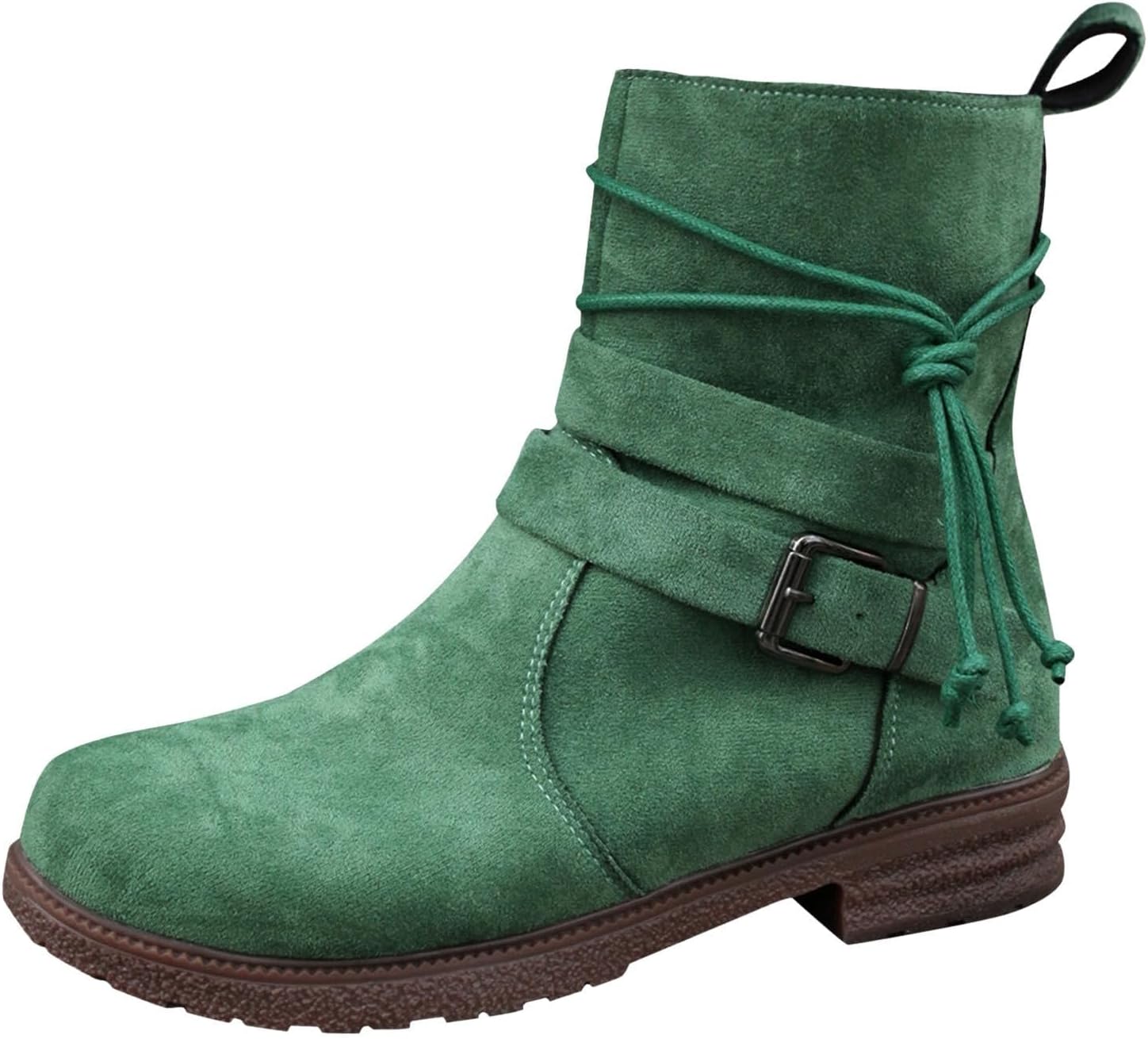 Женские замшевые ботильоны на щиколотку с круглым носком, шнуровкой, массивным каблуком невысокой высоты, короткие модные ботильоны, на молнии с боковой стороны, средние сапожки с пряжкой Baxtayel, зеленый
Женские замшевые ботильоны на щиколотку с круглым носком, шнуровкой, массивным каблуком невысокой высоты, короткие модные ботильоны, на молнии с боковой стороны, средние сапожки с пряжкой Baxtayel, зеленый
