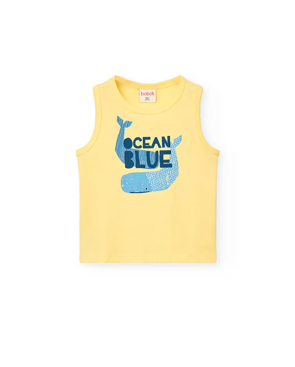 Детская безрукавка с принтом спереди Boboli, желтый
Детская безрукавка с принтом спереди Boboli, желтый