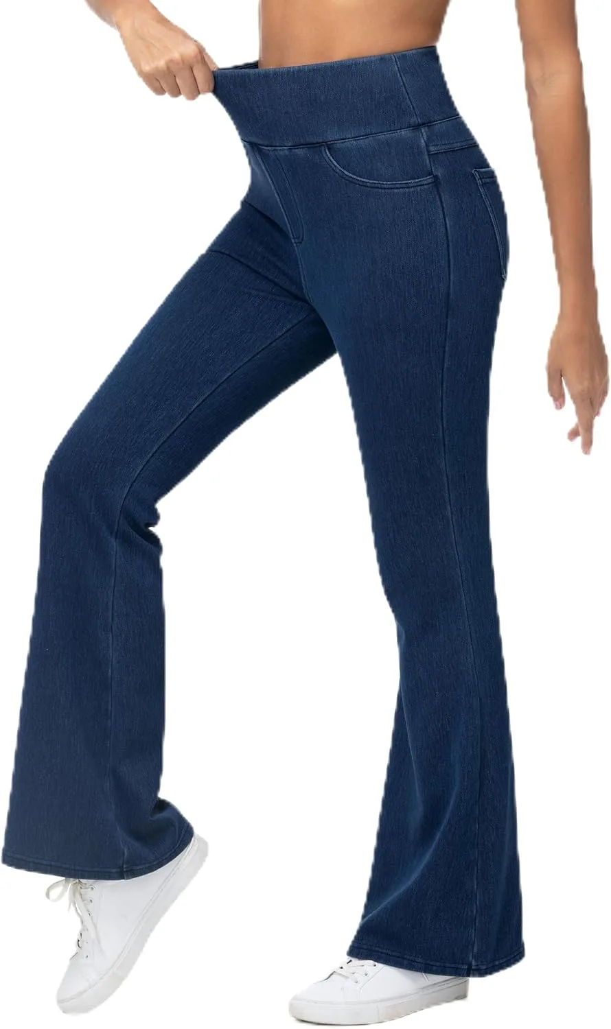 The Gym People джинсы для женщин с эффектом контроля живота, высокие, расклешенные
The Gym People джинсы для женщин с эффектом контроля живота, высокие, расклешенные