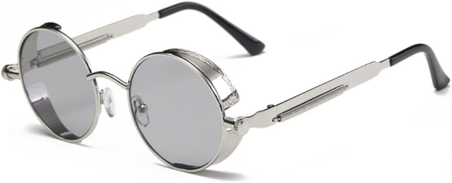 Винтажные красные солнцезащитные очки в стиле стимпанк для мужчин, круглые, из сплава металла, ретро-солнцезащитные очки для женщин, готические солнцезащитные очки VFDHN, 7 Silver Silver
Винтажные красные солнцезащитные очки в стиле стимпанк для мужчин, круглые, из сплава металла, ретро-солнцезащитные очки для женщин, готические солнцезащитные очки VFDHN, 7 Silver Silver