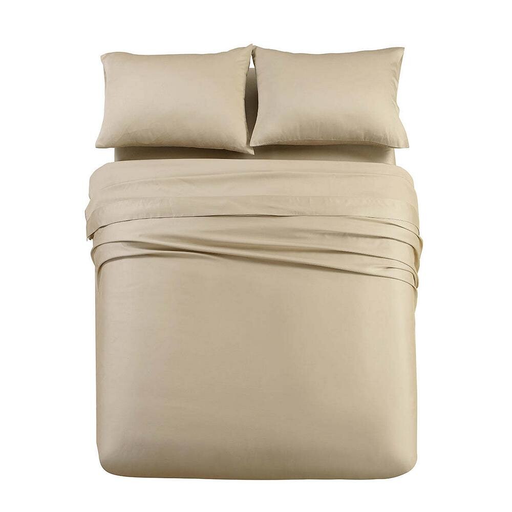 Набор простыней из тенселя с эвкалиптом — количество ниток 600 Egyptian Linens, цвет Taupe
Набор простыней из тенселя с эвкалиптом — количество ниток 600 Egyptian Linens, цвет Taupe