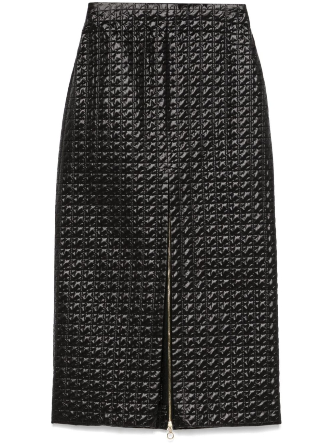 Стеганая юбка миди на молнии Patou, черный
Стеганая юбка миди на молнии Patou, черный