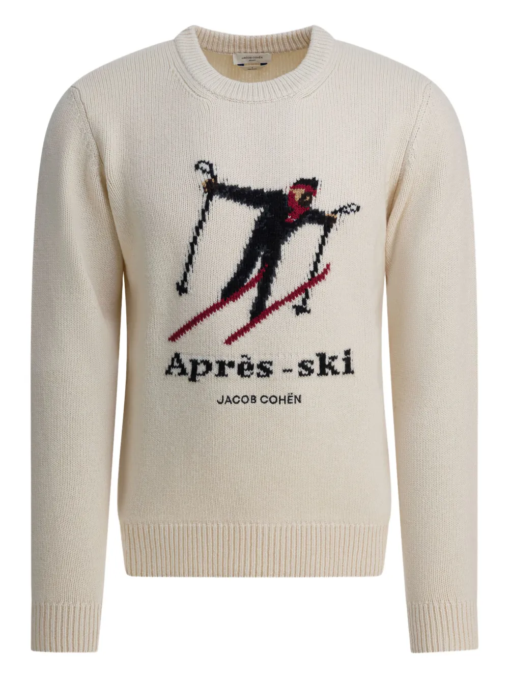 Свитер вязки интарсия JACOB COHEN, бежевый
Свитер вязки интарсия JACOB COHEN, бежевый