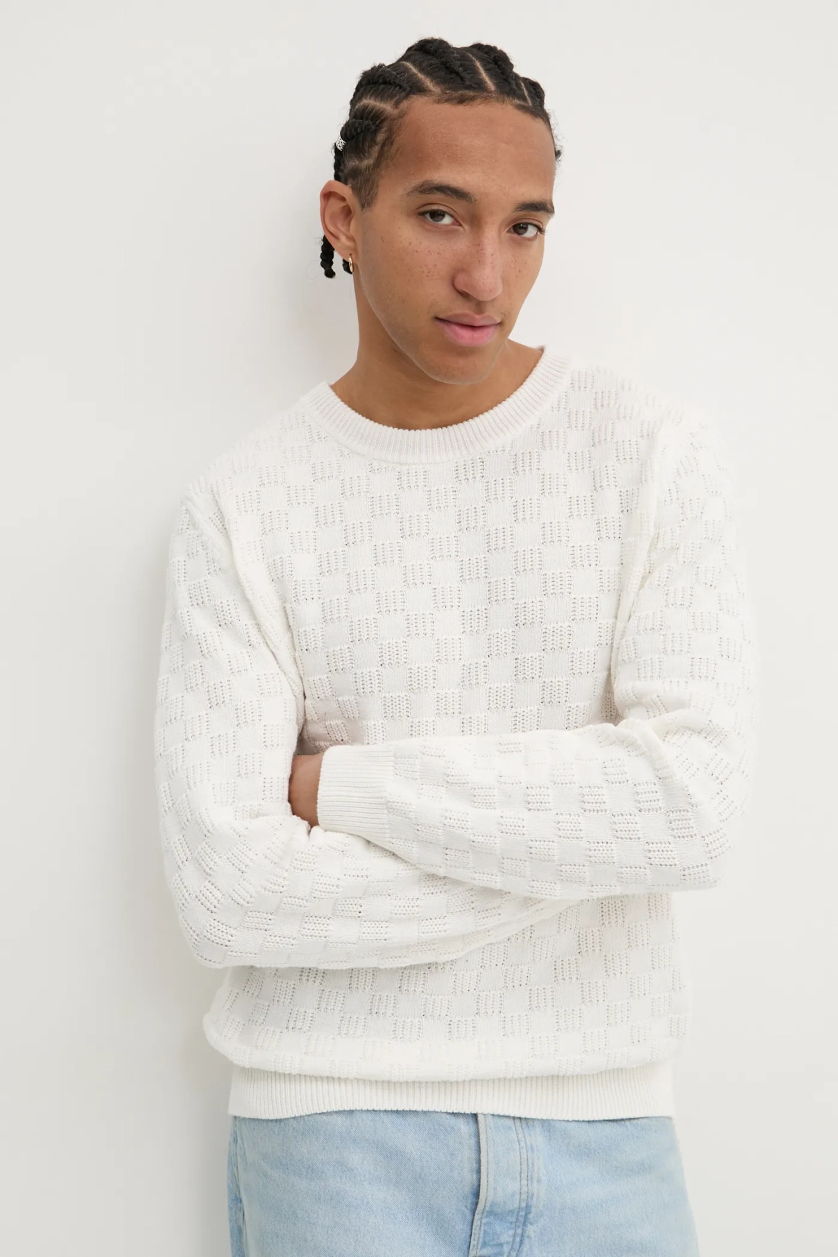 Хлопковый свитер HUGO, бежевый
Хлопковый свитер HUGO, бежевый