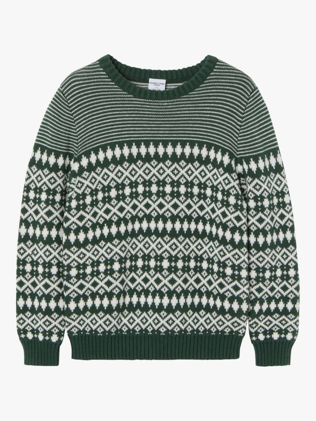 Детский рождественский джемпер из органического хлопка fairisle snowflake jumper Polarn O. Pyret, зеленый
Детский рождественский джемпер из органического хлопка fairisle snowflake jumper Polarn O. Pyret, зеленый