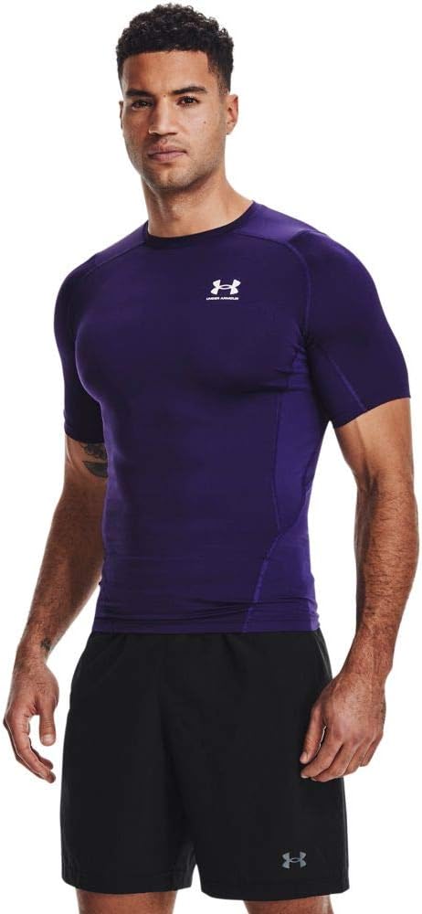 Мужская компрессионная футболка с коротким рукавом HeatGear от Under Armour, Purple (500)/White, Белый, Мужская компрессионная футболка с коротким рукавом HeatGear от Under Armour, Purple (500)/White
Мужская компрессионная футболка с коротким рукавом HeatGear от Under Armour, Purple (500)/White, Белый, Мужская компрессионная футболка с коротким рукавом HeatGear от Under Armour, Purple (500)/White