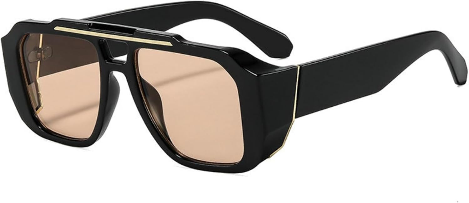 Солнцезащитные очки COTIA в стиле ретро, квадратные, для женщин и мужчин, с двойной перемычкой, модные, пилотные, с выразительным дизайном, увеличенного размера, стильные, Tea
Солнцезащитные очки COTIA в стиле ретро, квадратные, для женщин и мужчин, с двойной перемычкой, модные, пилотные, с выразительным дизайном, увеличенного размера, стильные, Tea