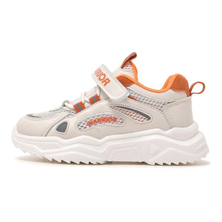 Антискользящие износостойкие низкие детские беговые кроссовки Warrior бежево-оранжевые Kids
Антискользящие износостойкие низкие детские беговые кроссовки Warrior бежево-оранжевые Kids
