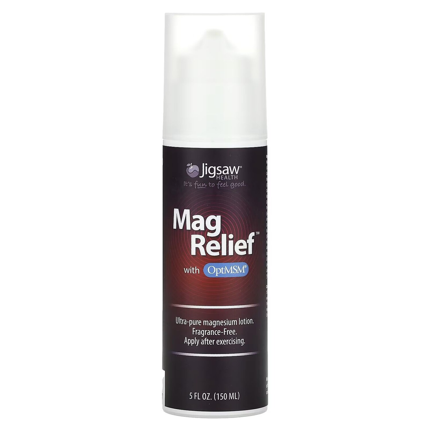 Mag Relief с OptiMSM, без отдушек, 5 жидких унций (150 мл) Jigsaw Health
Mag Relief с OptiMSM, без отдушек, 5 жидких унций (150 мл) Jigsaw Health