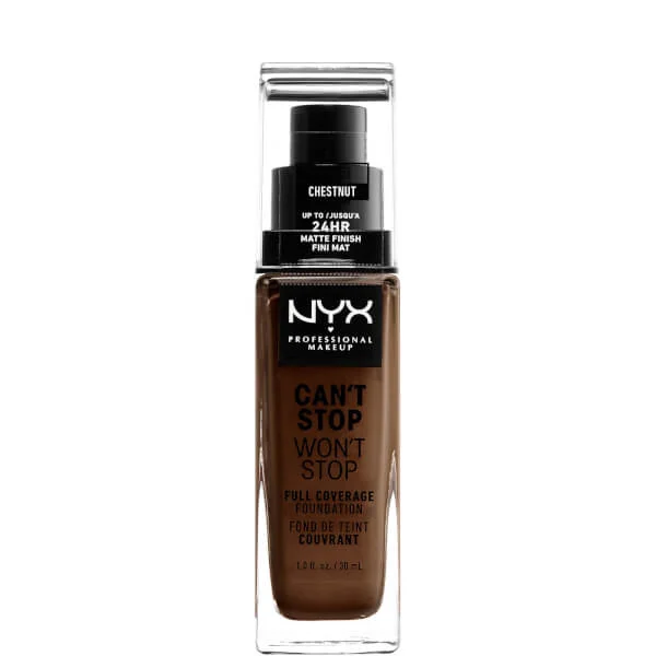 Can’T stop не остановит 24-часовой тональный крем Nyx Professional Makeup, цвет chestnut
Can’T stop не остановит 24-часовой тональный крем Nyx Professional Makeup, цвет chestnut