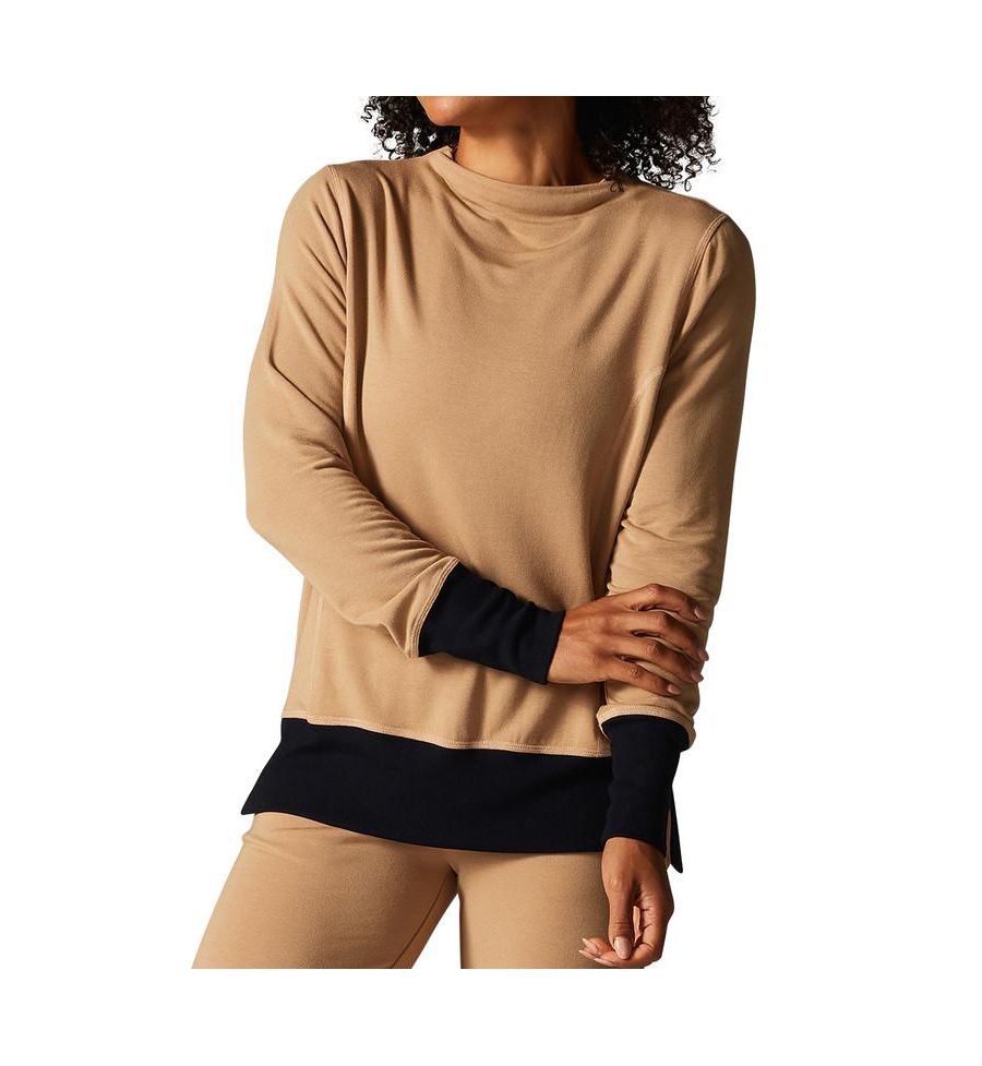 Уютная женская толстовка с воротником-стойкой Tavi, Camel/ebony, Черный, Уютная женская толстовка с воротником-стойкой Tavi, Camel/ebony
Уютная женская толстовка с воротником-стойкой Tavi, Camel/ebony, Черный, Уютная женская толстовка с воротником-стойкой Tavi, Camel/ebony