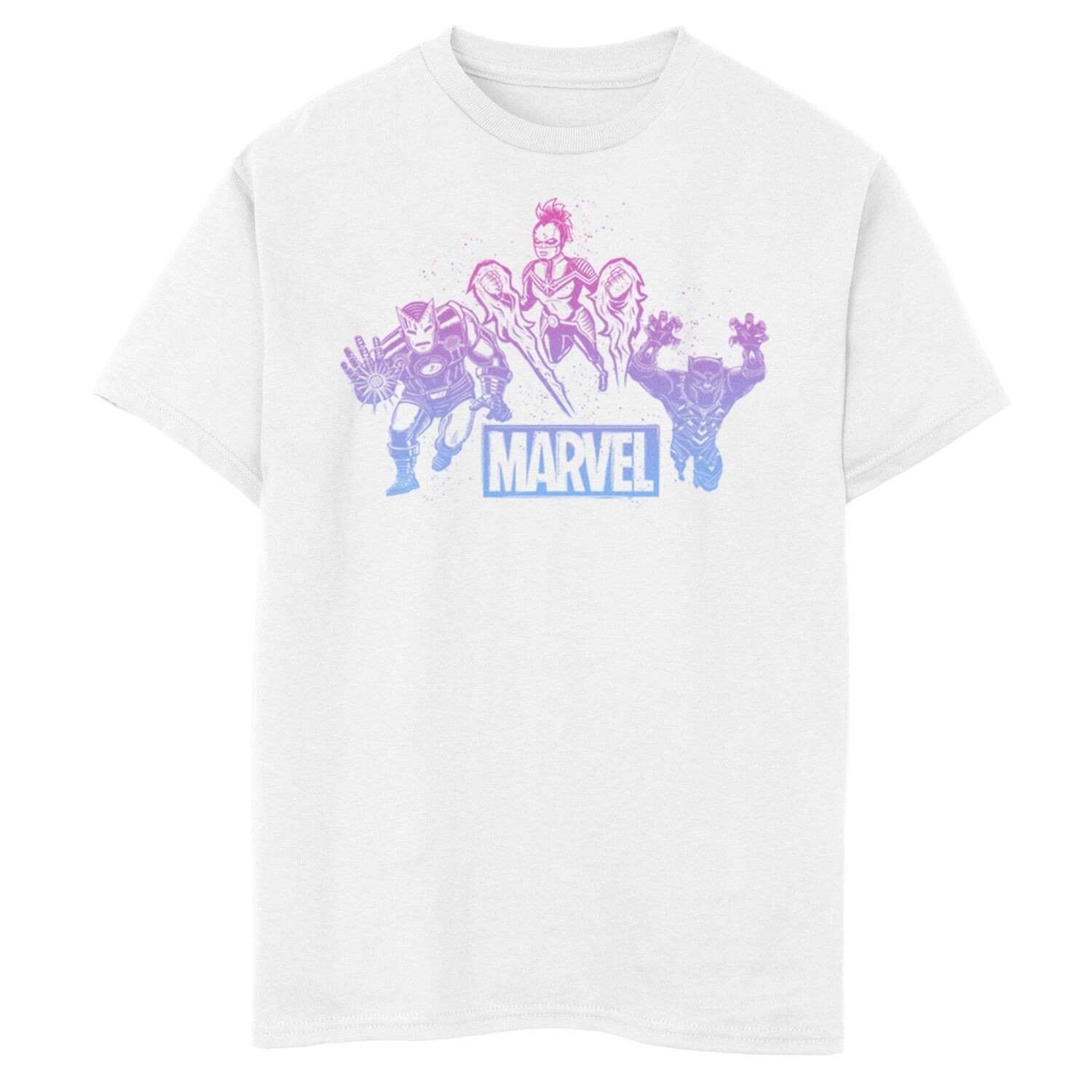 Футболка с градиентным рисунком для мальчиков 8–20 лет Marvel, гравюра на дереве, групповая фотография Licensed Character
Футболка с градиентным рисунком для мальчиков 8–20 лет Marvel, гравюра на дереве, групповая фотография Licensed Character