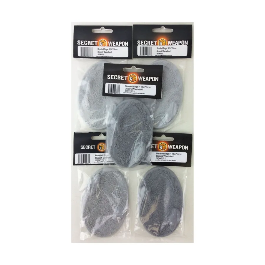 Скошенное основание 115x70 мм — Desert Wasteland (5 шт.), Miniature Bases - Desert Wastelands
Скошенное основание 115x70 мм — Desert Wasteland (5 шт.), Miniature Bases - Desert Wastelands