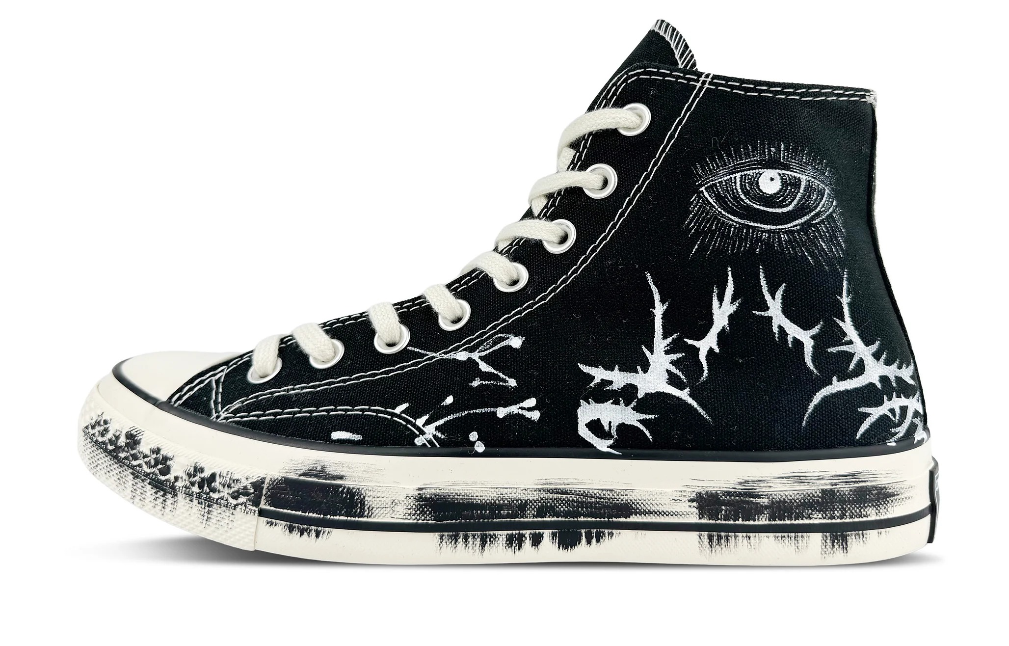 Кастомизированные кеды Converse 1970s Canvas Shoes Unisex High-Top, черный/белый
Кастомизированные кеды Converse 1970s Canvas Shoes Unisex High-Top, черный/белый