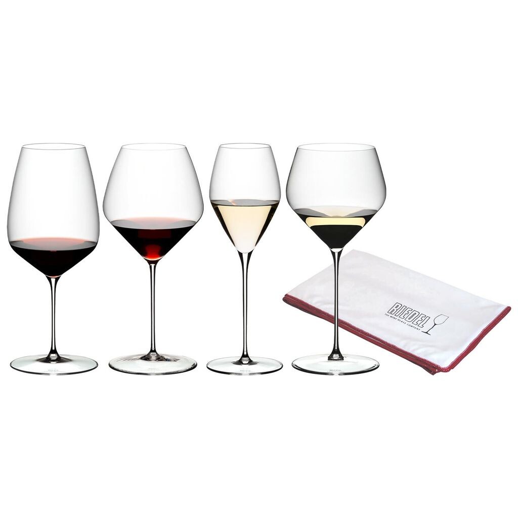 Riedel VELOCE дегустационный набор, набор стаканов, 4 шт. + салфетка для полировки
Riedel VELOCE дегустационный набор, набор стаканов, 4 шт. + салфетка для полировки