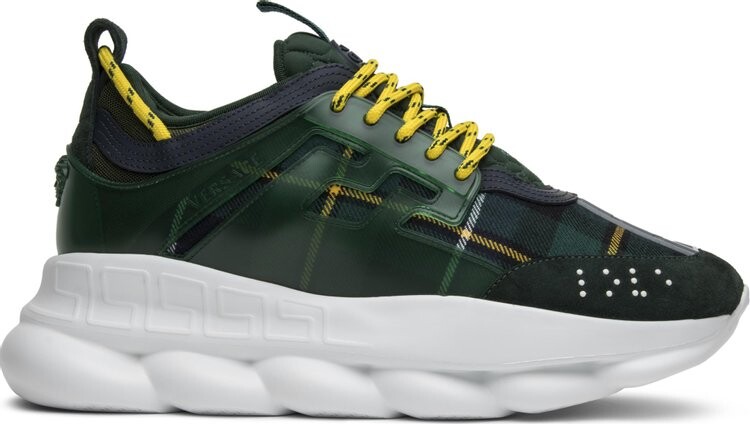 Кроссовки Versace Chain Reaction Tartan, зеленый
Кроссовки Versace Chain Reaction Tartan, зеленый