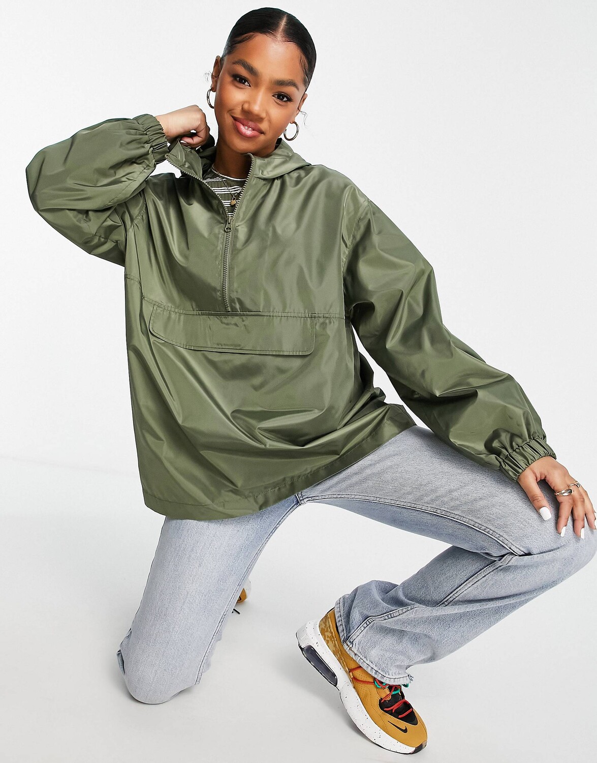 Дождевик цвета хаки ASOS DESIGN
Дождевик цвета хаки ASOS DESIGN