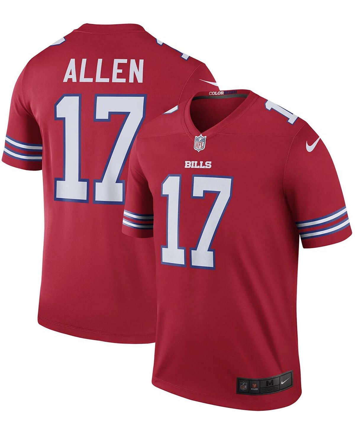 Мужская футболка josh allen red buffalo bills color rush legend jersey Nike, красный
Мужская футболка josh allen red buffalo bills color rush legend jersey Nike, красный