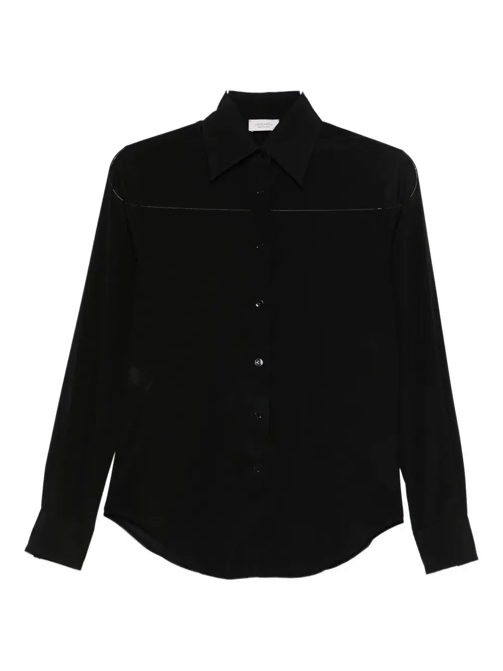 Рубашка Gea с заостренным воротником и длинными рукавами Mazzarelli, черный
Рубашка Gea с заостренным воротником и длинными рукавами Mazzarelli, черный