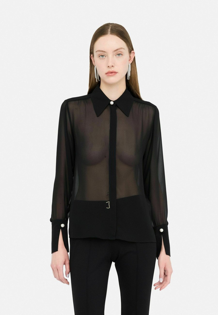 Блуза LIU JO Button-down blouse, Black
Блуза LIU JO Button-down blouse, Black