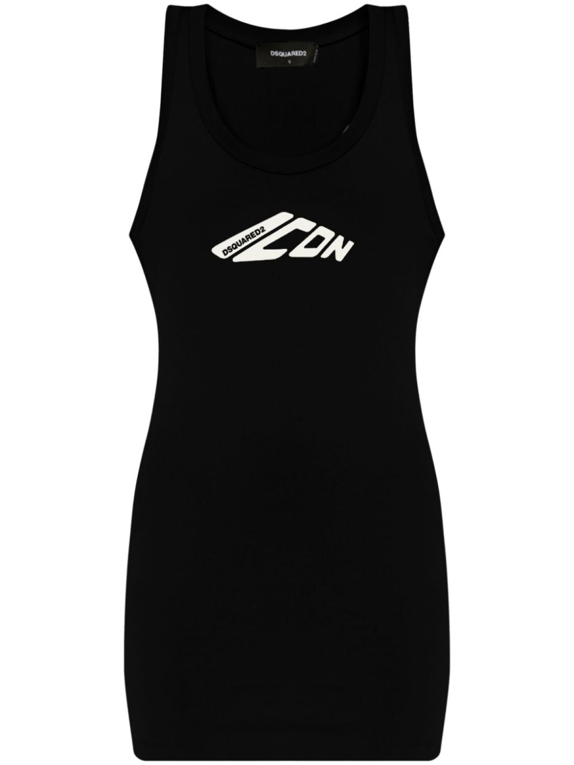 Мини-платье с логотипом DSQUARED2, черный
Мини-платье с логотипом DSQUARED2, черный