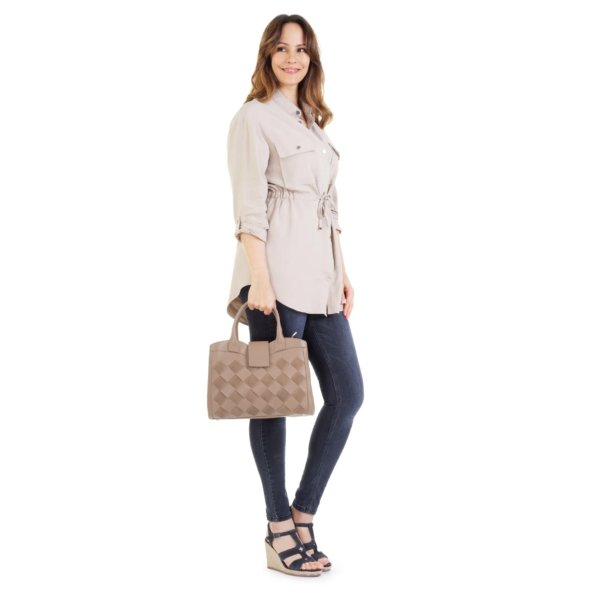 Сумка с ручкой Samantha Look, натуральная кожа, производство Италия, розовый
Сумка с ручкой Samantha Look, натуральная кожа, производство Италия, розовый