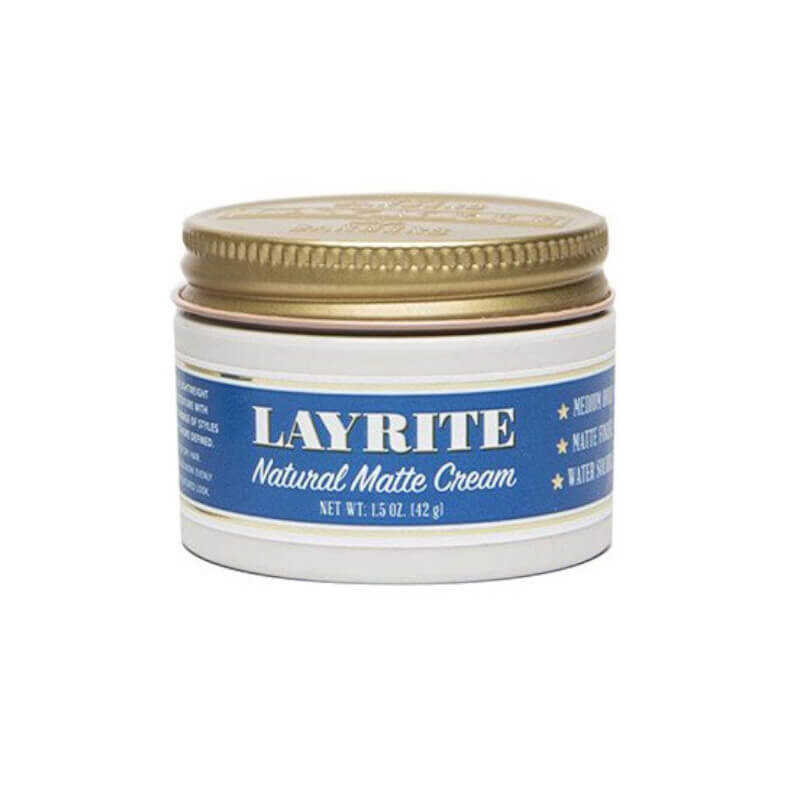 Layrite Natural Matte Cream Матирующая помада для волос 297г 
Layrite Natural Matte Cream Матирующая помада для волос 297г