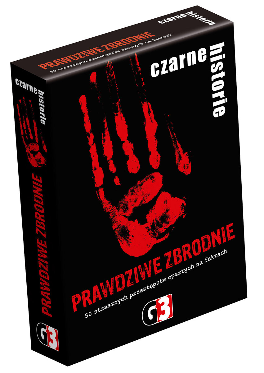 Черные истории: настоящие преступления, карточная игра, G3
Черные истории: настоящие преступления, карточная игра, G3