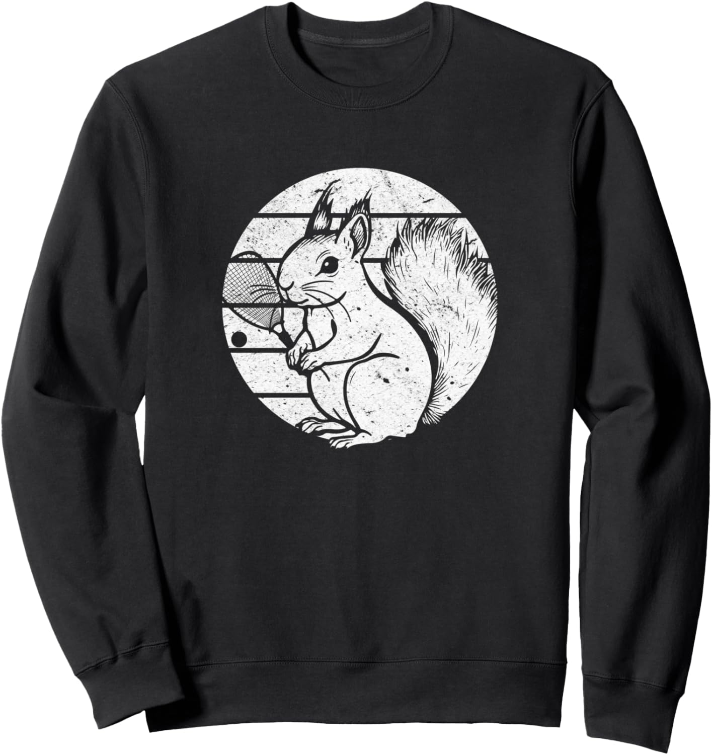 Забавная толстовка с изображением белки, играющей в ракетбол Racquetball Squirrel, черный
Забавная толстовка с изображением белки, играющей в ракетбол Racquetball Squirrel, черный