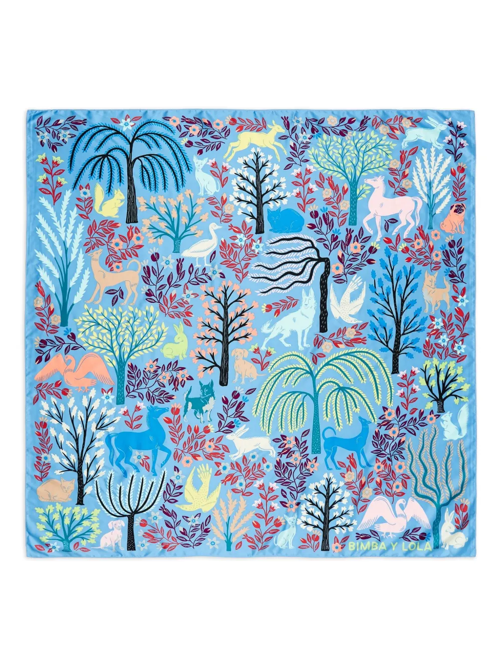 Платок Animals Vegetation Bimba y Lola, синий
Платок Animals Vegetation Bimba y Lola, синий