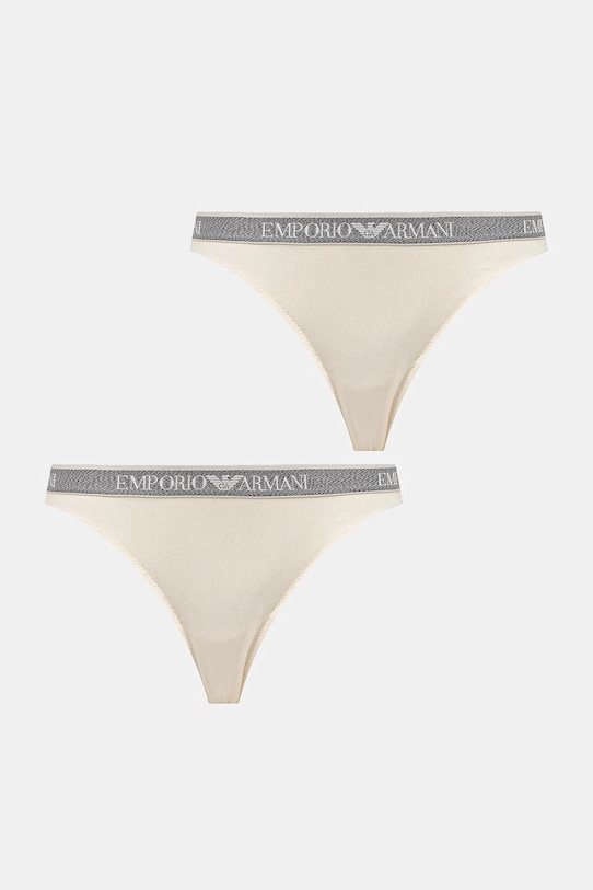 2 пары трусов Emporio Armani Underwear, бежевый
2 пары трусов Emporio Armani Underwear, бежевый