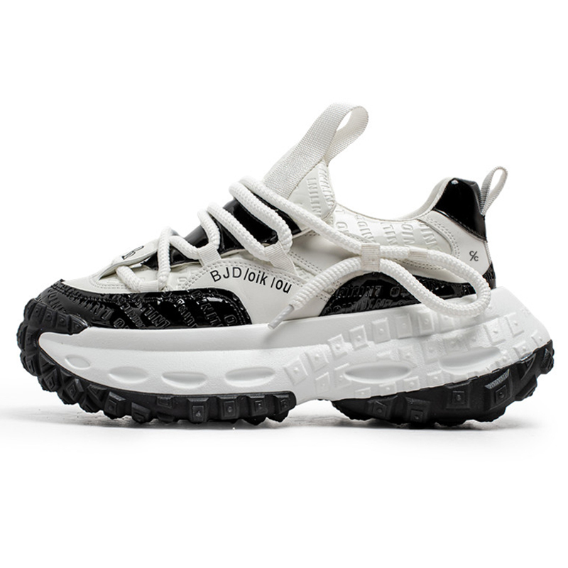 Мужские кроссовки с амортизацией, износостойкие, увеличивающие рост Colorful Creations, White Black 
Мужские кроссовки с амортизацией, износостойкие, увеличивающие рост Colorful Creations, White Black