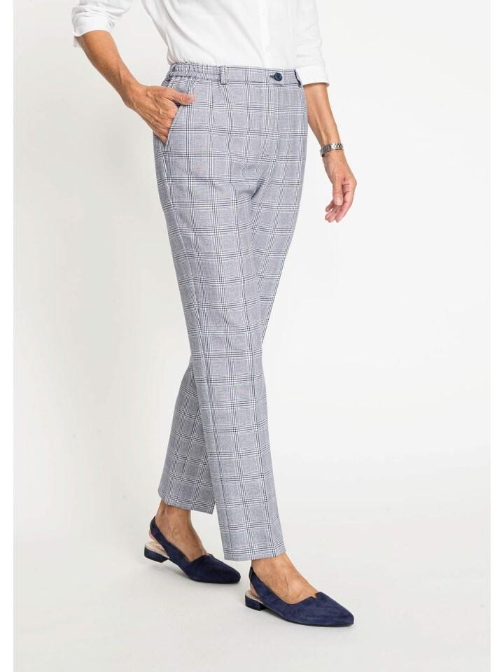 Тканевые брюки GOLDNER Carla, цвет marine/kariert
Тканевые брюки GOLDNER Carla, цвет marine/kariert