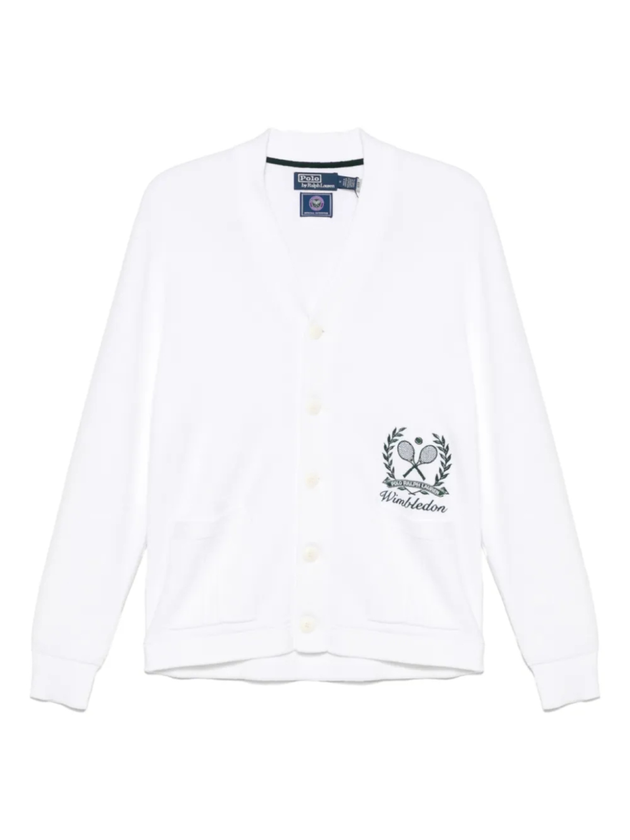 Хлопковый кардиган X Wimbledon Polo Ralph Lauren, белый
Хлопковый кардиган X Wimbledon Polo Ralph Lauren, белый