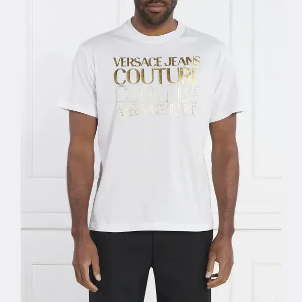 Футболка стандартного кроя Versace, белый
Футболка стандартного кроя Versace, белый