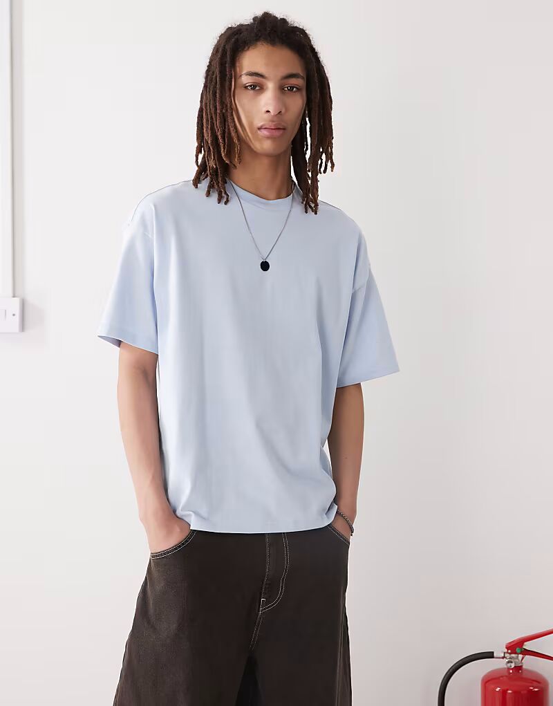 Футболка свободного кроя Weekday Great светло-голубого цвета
Футболка свободного кроя Weekday Great светло-голубого цвета