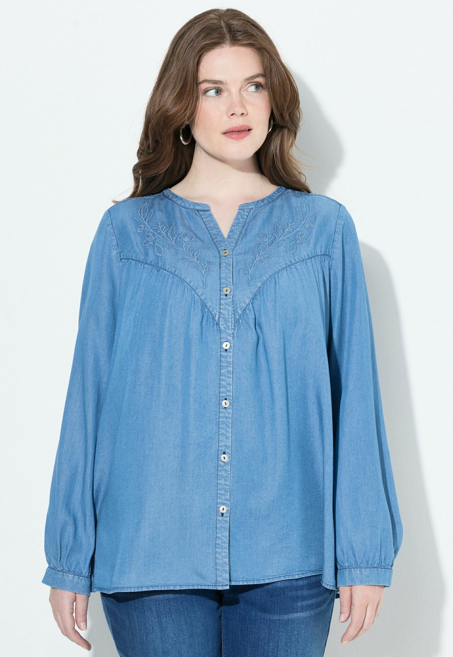 Блуза Ulla Popken EMBROIDERED, Blue Denim
Блуза Ulla Popken EMBROIDERED, Blue Denim