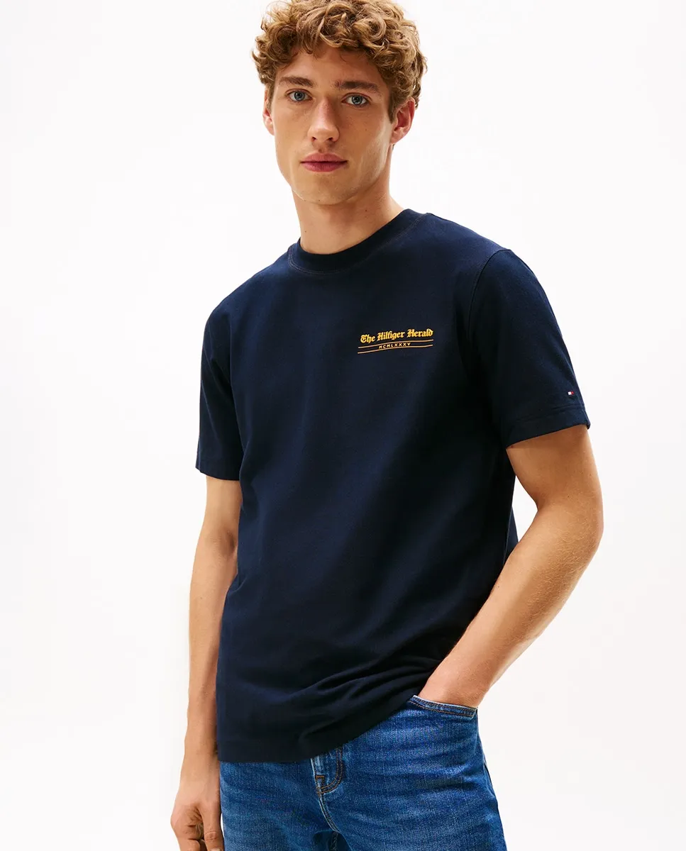 Мужская футболка с коротким рукавом и круглым вырезом Tommy Hilfiger, темно-синий
Мужская футболка с коротким рукавом и круглым вырезом Tommy Hilfiger, темно-синий