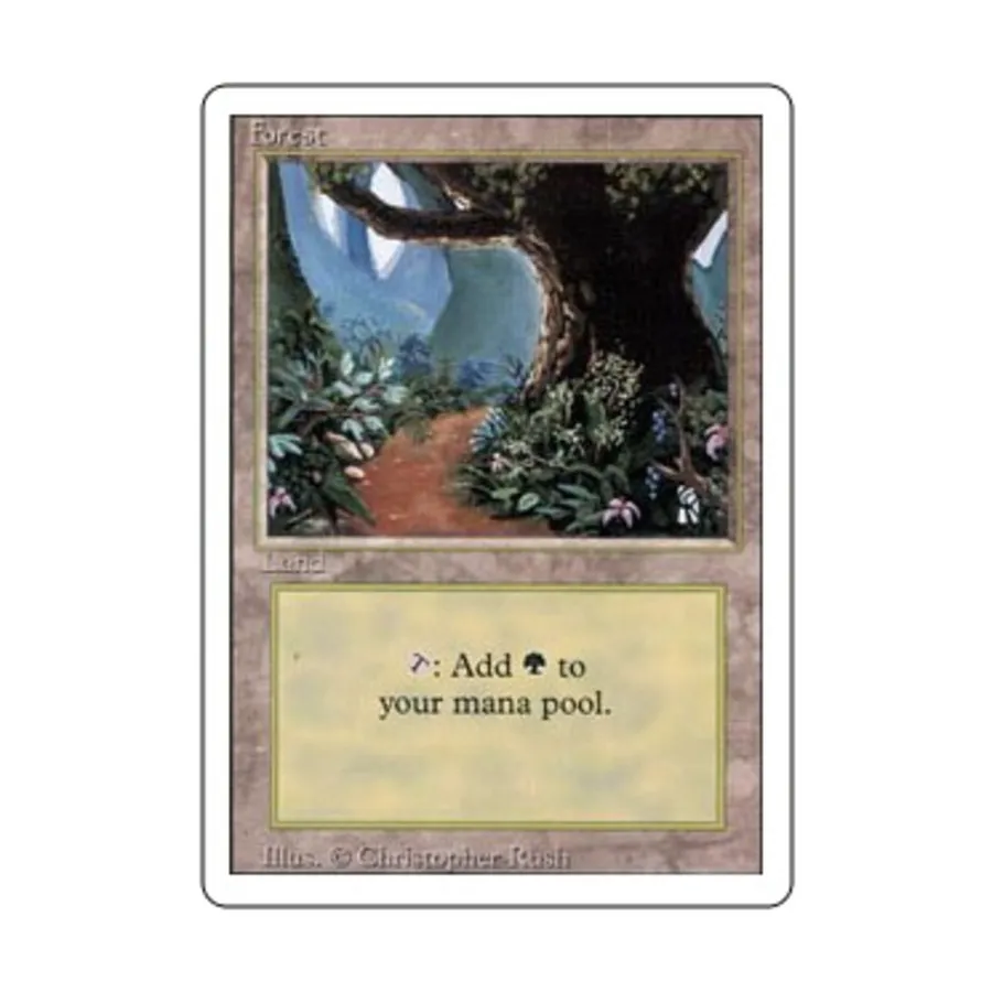 CCG Лес - Вер. 2 (С), MTG - 3rd Edition (Revised)
CCG Лес - Вер. 2 (С), MTG - 3rd Edition (Revised)