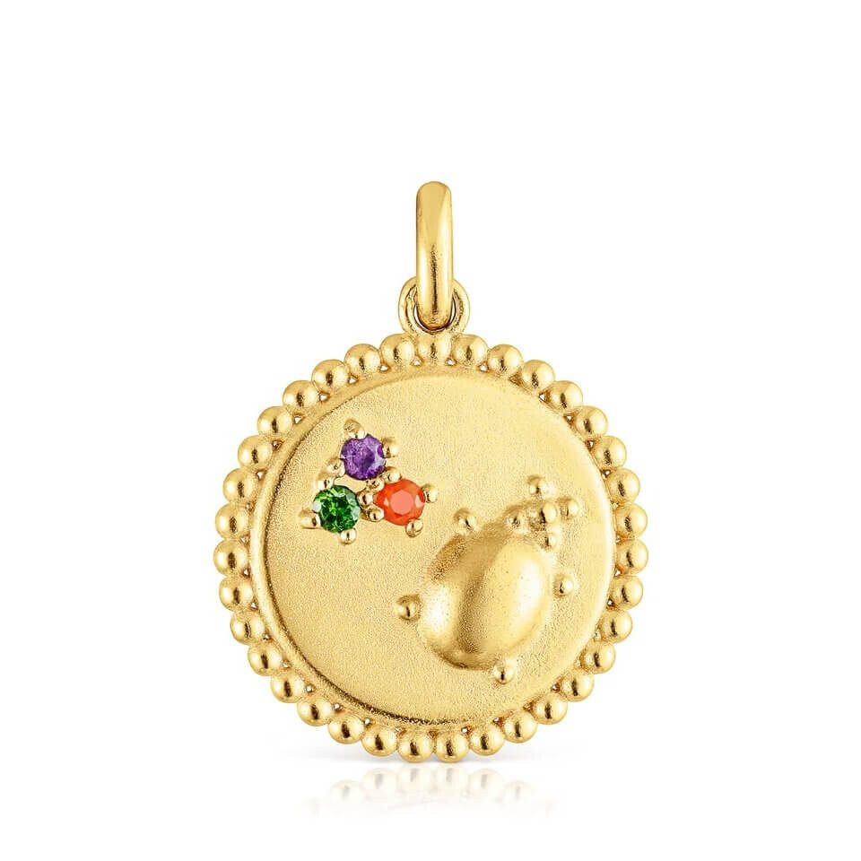 Подвеска-медальон Tous Virtual Garden, серебро позолоченное/драгоценные камни
Подвеска-медальон Tous Virtual Garden, серебро позолоченное/драгоценные камни