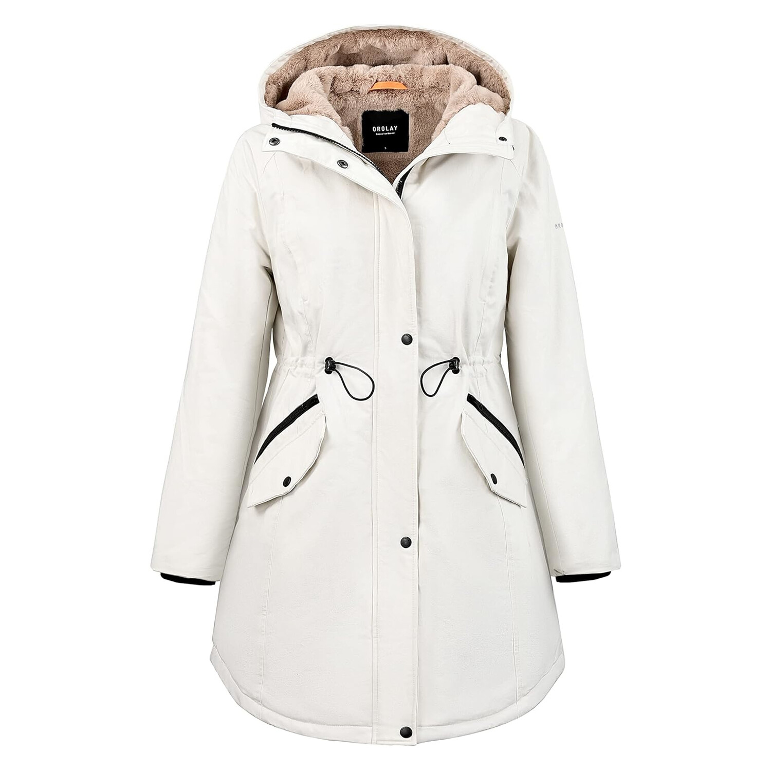 Парка Orolay Windproof Faux Fur Hooded, белый
Парка Orolay Windproof Faux Fur Hooded, белый