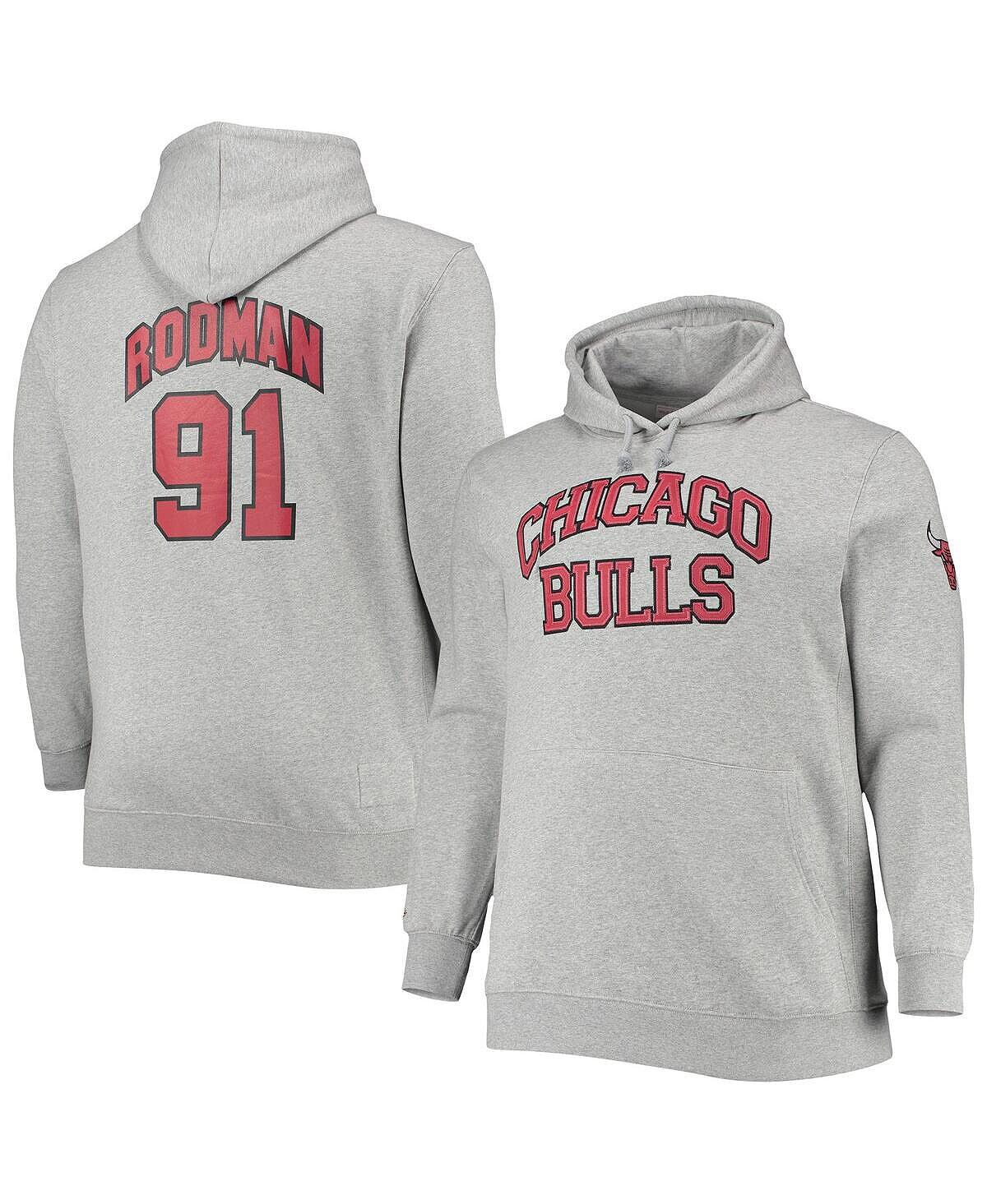 Мужская толстовка с капюшоном dennis rodman heathered grey chicago bulls big and tall с именем и номером Mitchell & Ness, мульти
Мужская толстовка с капюшоном dennis rodman heathered grey chicago bulls big and tall с именем и номером Mitchell & Ness, мульти