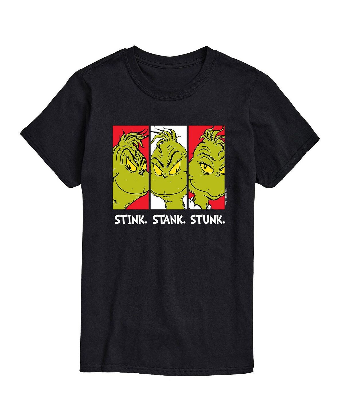 Мужская футболка с рисунком dr. seuss the grinch stink stank stunk AIRWAVES, черный
Мужская футболка с рисунком dr. seuss the grinch stink stank stunk AIRWAVES, черный