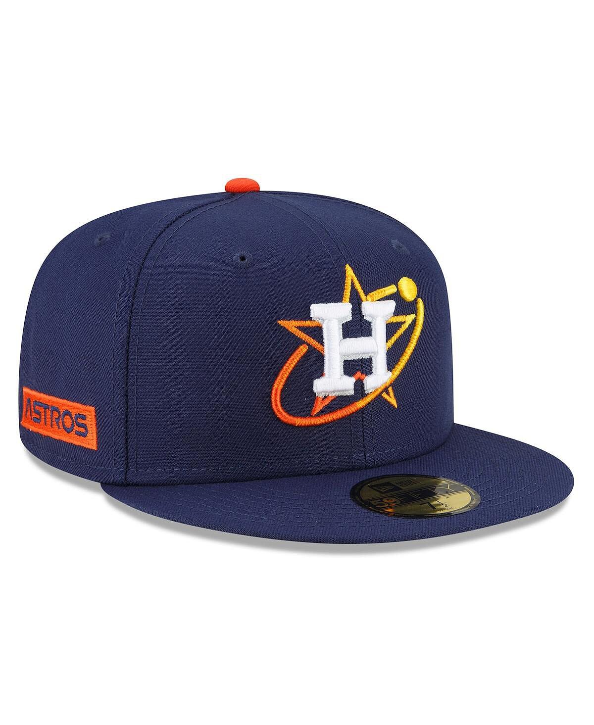 Мужская темно-синяя приталенная шляпа Houston Astros 2022 City Connect 59FIFTY New Era 
Мужская темно-синяя приталенная шляпа Houston Astros 2022 City Connect 59FIFTY New Era