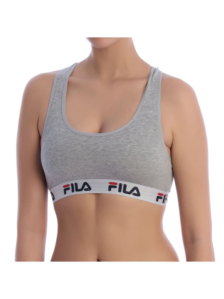 Спортивный бюстгальтер Fila, серый
Спортивный бюстгальтер Fila, серый