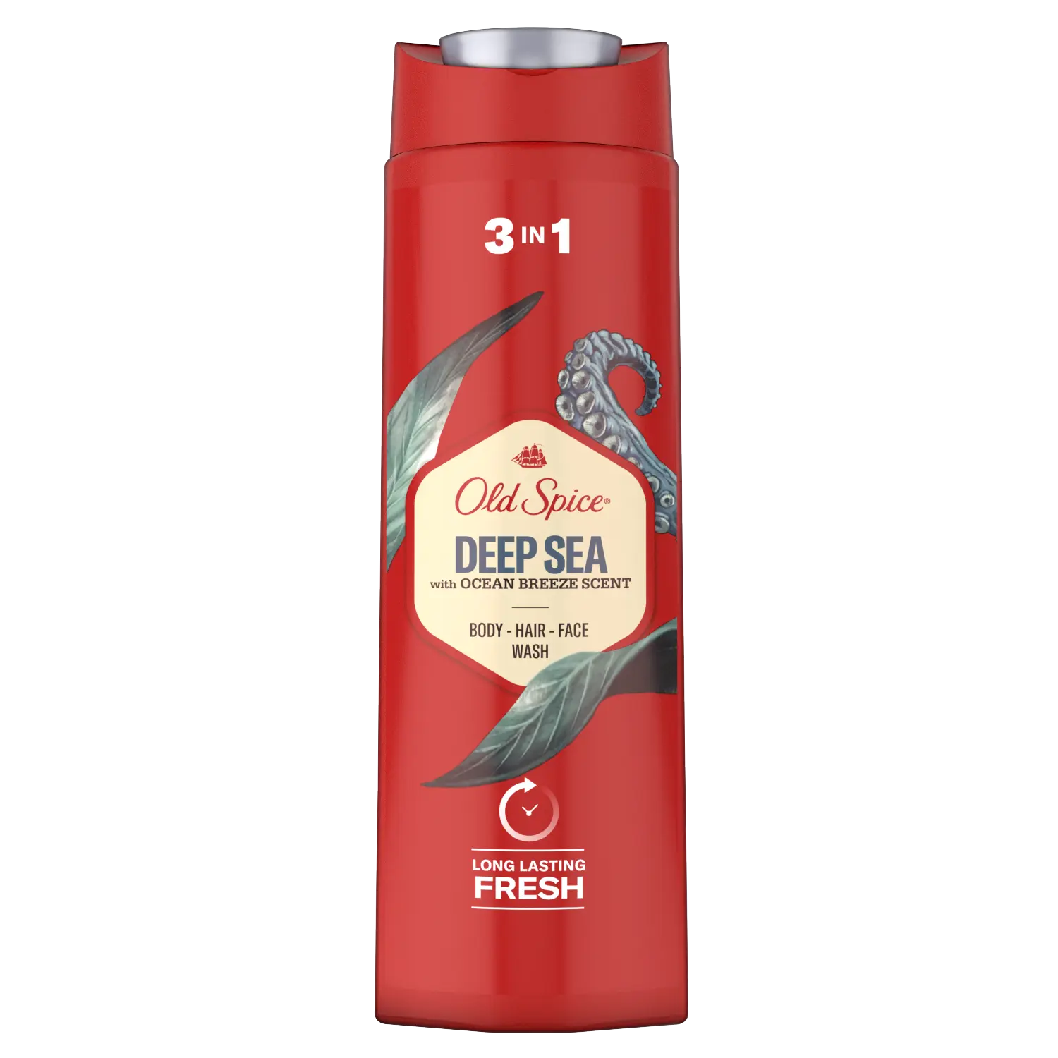 Old Spice Deep Sea гель для душа и шампунь для мужчин, 400 мл
Old Spice Deep Sea гель для душа и шампунь для мужчин, 400 мл