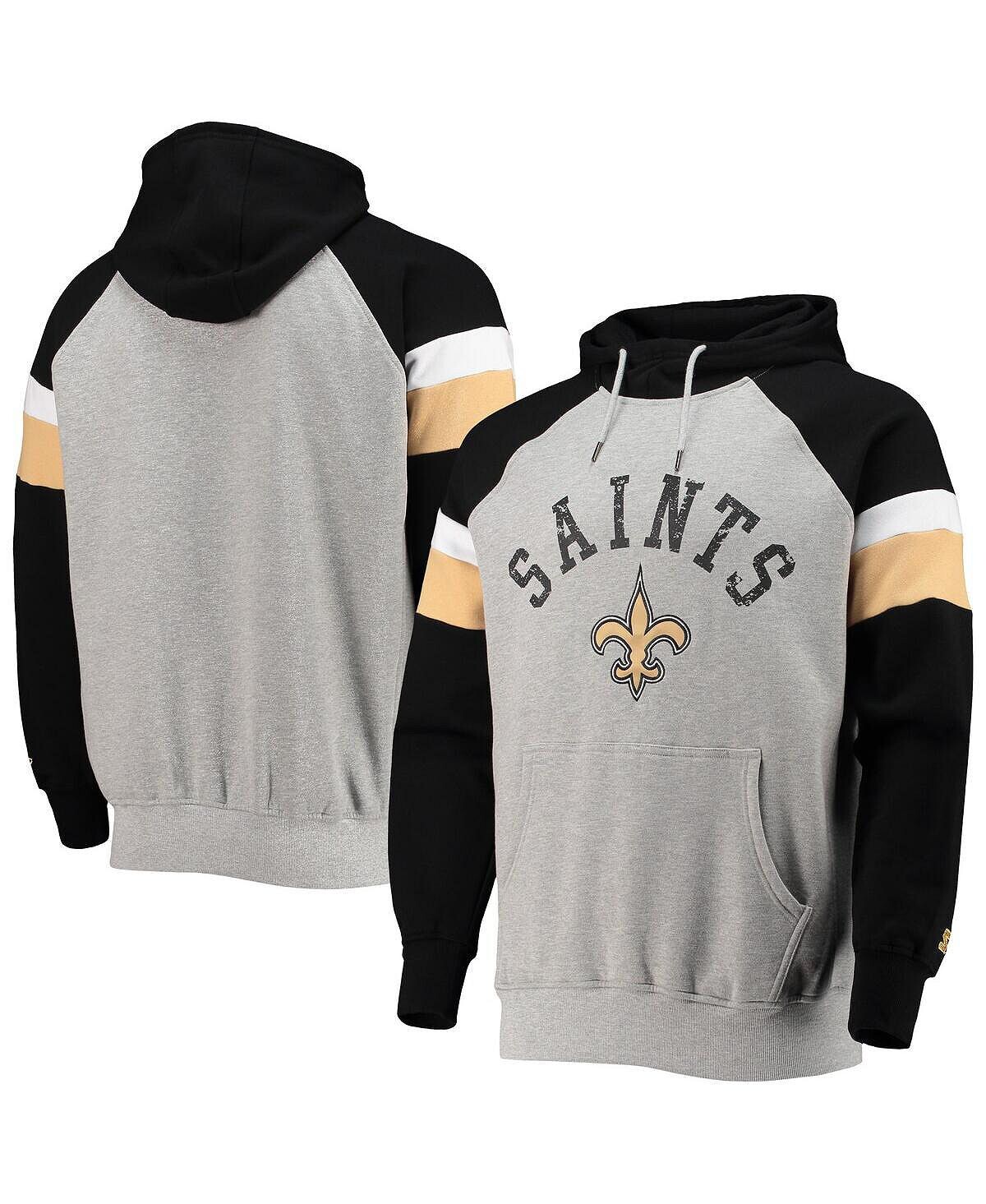 Мужская меланжевая серая, черная толстовка с капюшоном new orleans saints home run raglan Starter, мульти
Мужская меланжевая серая, черная толстовка с капюшоном new orleans saints home run raglan Starter, мульти