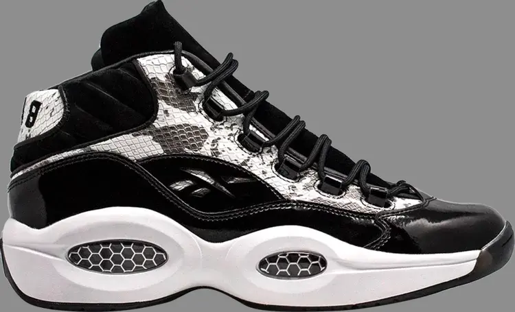 Кроссовки bait x question mid 'snake 2.0' Reebok, черный
Кроссовки bait x question mid 'snake 2.0' Reebok, черный