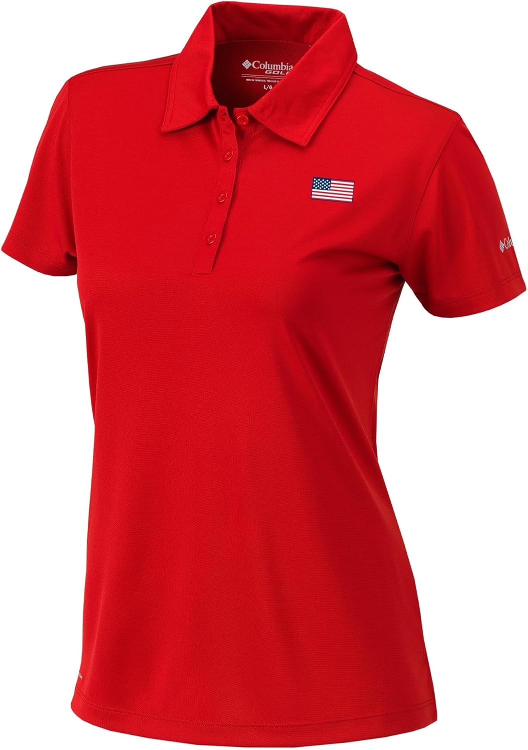Columbia Golf женская поло Birdie с логотипом американского флага Omni-Wick, Intense Red
Columbia Golf женская поло Birdie с логотипом американского флага Omni-Wick, Intense Red