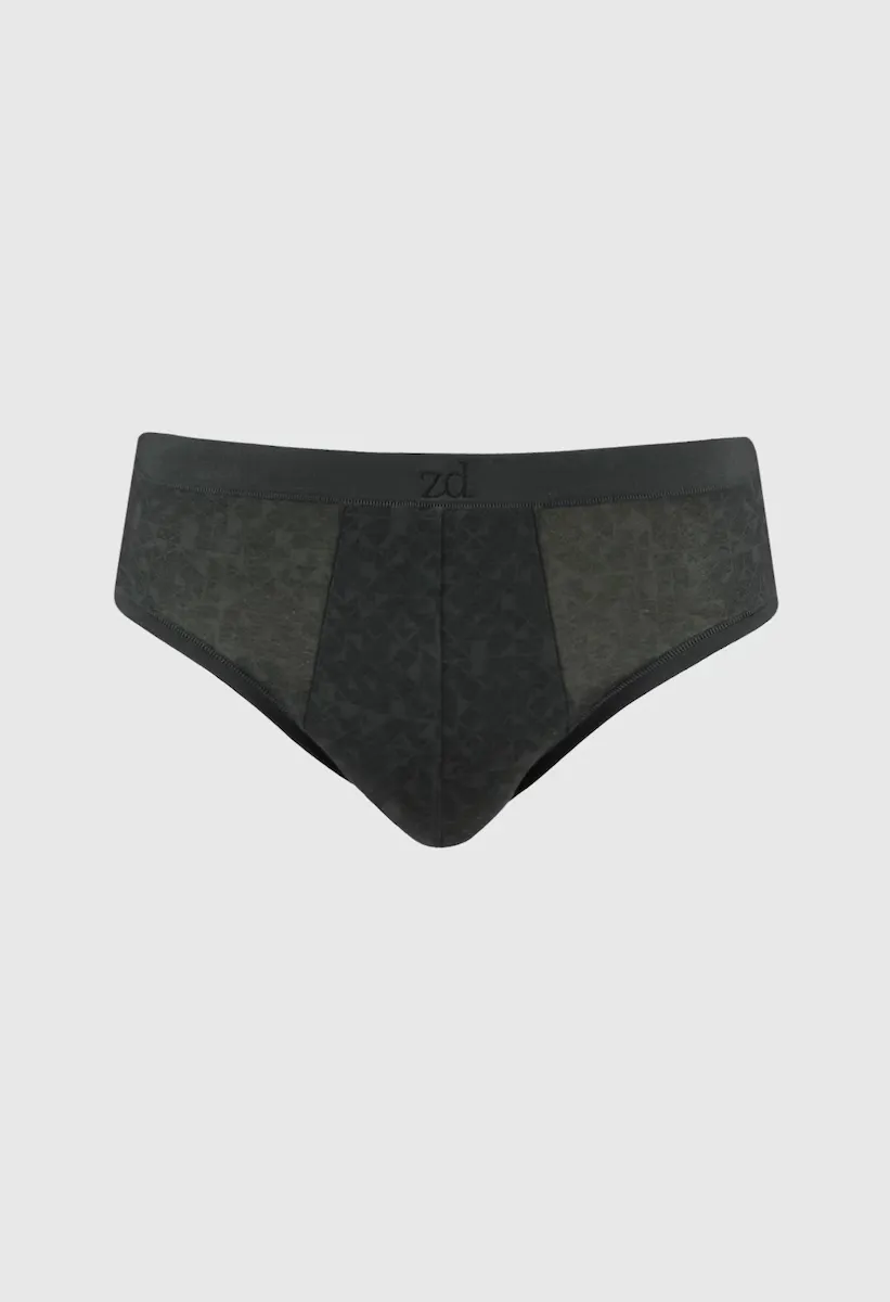 Мужские трусы из египетского хлопка с антрацитовым принтом ZD, многоцветный
Мужские трусы из египетского хлопка с антрацитовым принтом ZD, многоцветный
